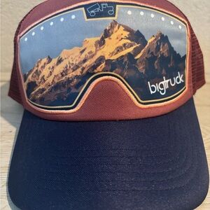 G/FORE Red and Navy Trucker Hat